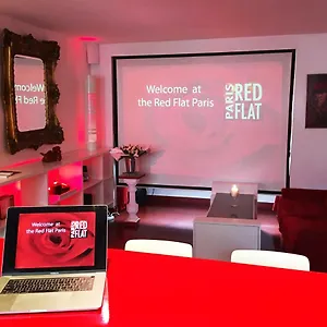 Red Flat Apartment Paris